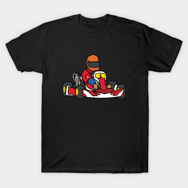 Karting T-Shirt by Mark Ewbie